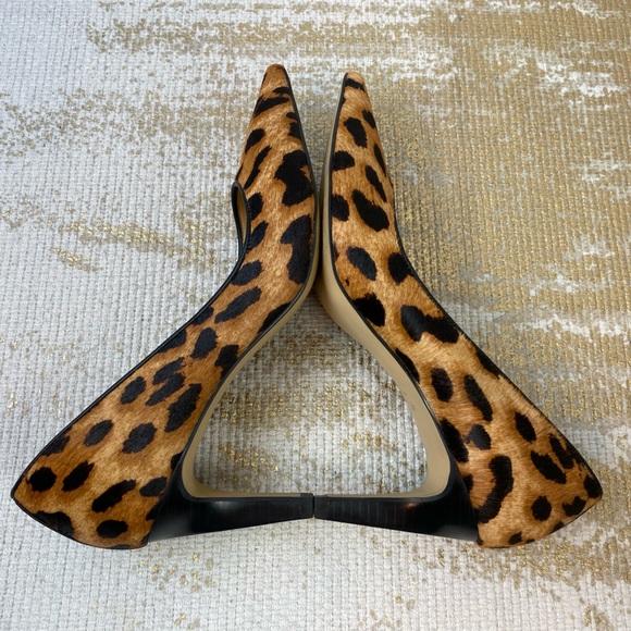TALBOTS Leopard Print Calf Hair Heels | Size 7.5 AA - Picture 9 of 12